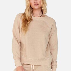 MATE the Label Organic Terry Raglan Sweatshirt Latte